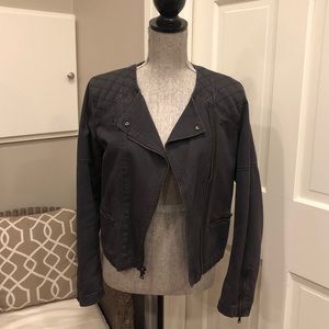 GAP Gray Moto Jacket